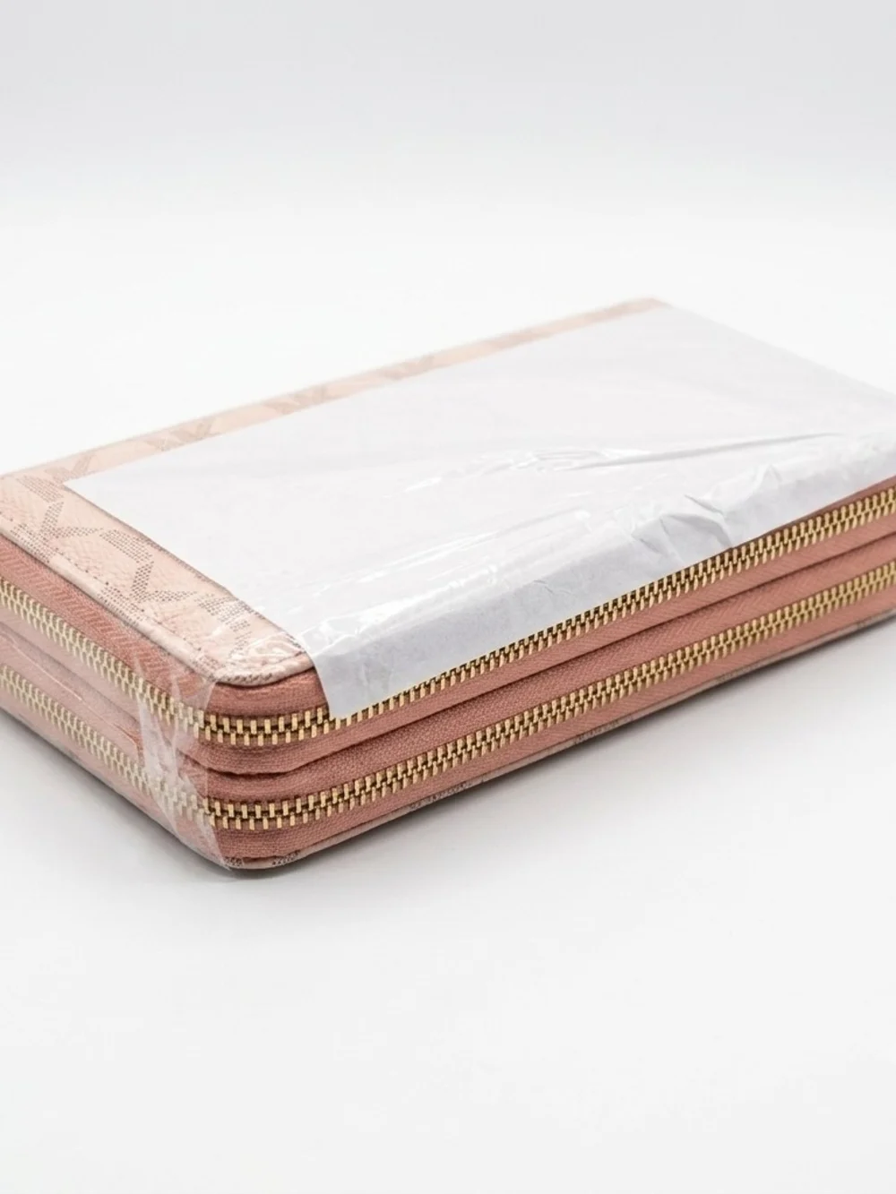 Beige Zip-Around Women's Wallet